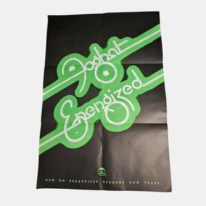Foghat Energized 1974 Promo Poster 23x34 Bearsville Records Rock‎ & Roll Advert